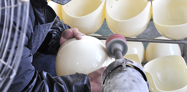 Polissage des coquilles