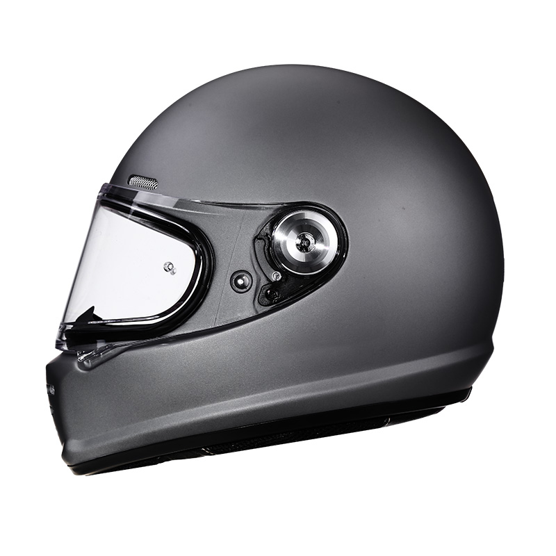 Casque de moto standard 68 DOT à face complète Casque de motocross en fibre de verre