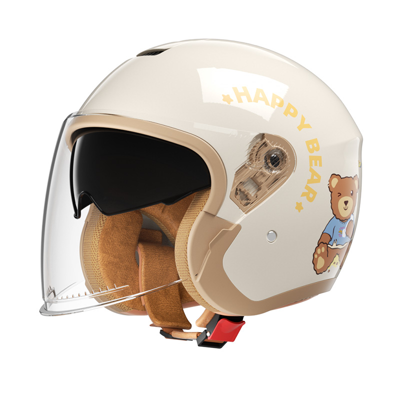 Casque de moto ouvert B08 à double visière Casque de motocross pour la conduite sur rue