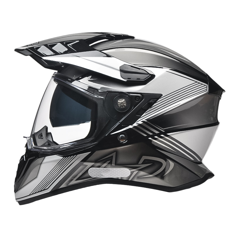 Casque de moto standard YH701 DOT pour le rallye de motocross