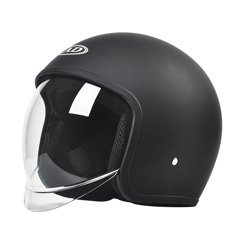 Casque de moto rétro à face ouverte FG05 Casque de motocross à double visière