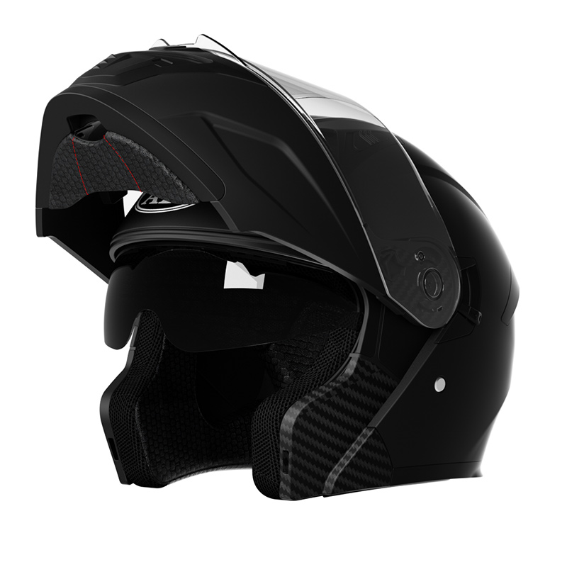 Casque de moto rabattable standard K9 Safety DOT à double visière Casque de motocross