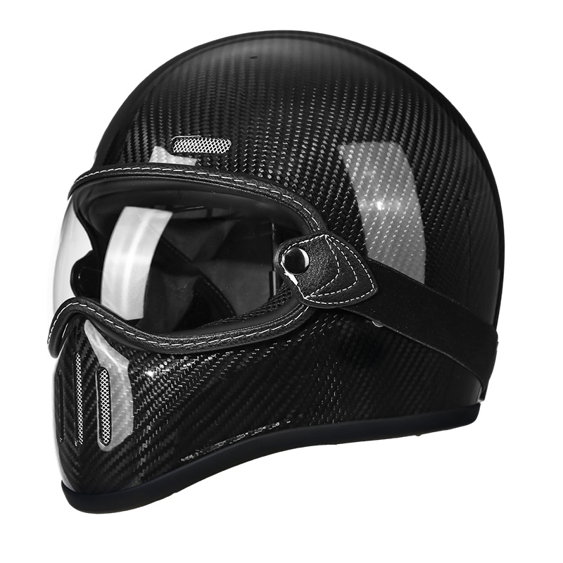 Casque de moto intégral en fibre de carbone MT801 Casque de motocross