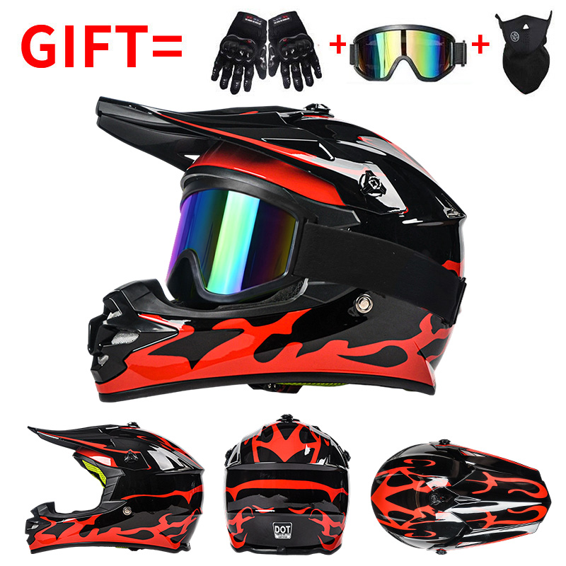 Casque tout-terrain de VTT pour enfants RY001 Casque de moto DOT