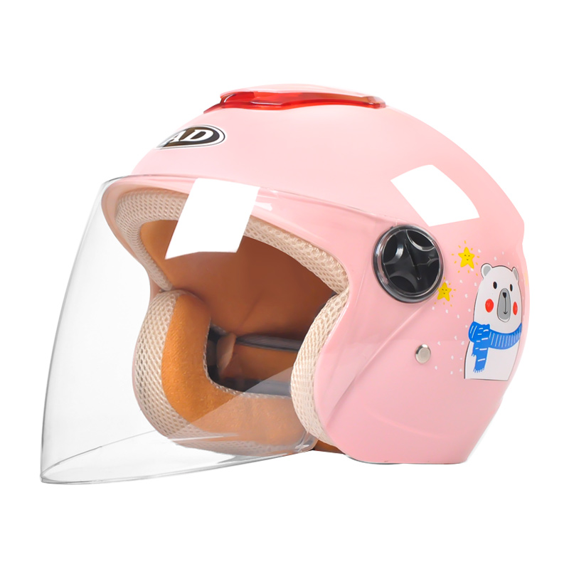 Casque de moto ouvert pour enfants 703 ABS Casque de motocross à motifs de dessins animés